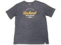 Carhartt カーハート プリントTシャツ XL-TALL ダークグレー USA古着