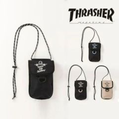 スラッシャー  THRASHER  スマートフォン ポーチ 携帯 斜め掛け