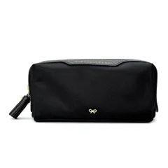 新品 アニヤ ハインドマーチ ANYA HINDMARCH ポーチ ラベル ブラックのサムネイル