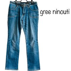 TS-37　≪レディース≫　gree ninout　デニム　ジーンズ　サイズ不明　F　ジーパン　ズボン　長ズボン