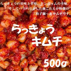 らっきょうキムチ500ｇ　イチオシ商品！