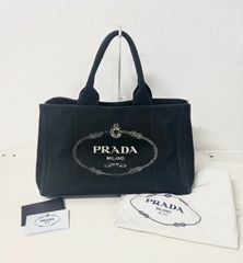 【PRADA 】プラダ カナパ トートバッグ BN1877 ブラック キャンバス