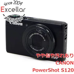 純正バッテリ元箱包装説明書付 Canon PowerShot S120 ブラック Canon PowerShot S120 f/1.8 Digital Camera SS120 Black Tested