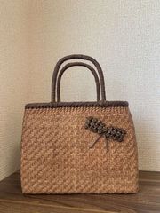 大人気即完売♡美品♡限定品♡アナトリエ リボンモチーフ カゴバッグ