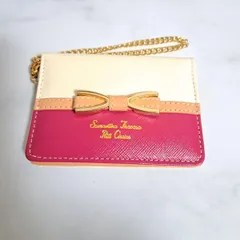 サマンサタバサプチチョイス　定期入れ　パスケース　リボン　ピンク　カードケース