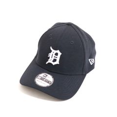 【中古A】NEWERA ニューエラ M / L メンズ キャップ 39THIRTY デトロイト・タイガース ベースボールキャップ 紺 中古A 古着