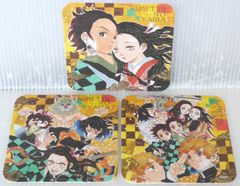 鬼滅の刃 アートコースター ボックス封入特典 コースター 3種セット - Demon Slayer: Kimetsu no Yaiba Paper Art Coaster Set