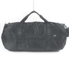 美品□PORTER ポーター TANKER タンカー 2WAY ナイロン ショルダーバッグ クラブバッグ ボストンバッグ ブラック 日本製 正規品 メンズ
