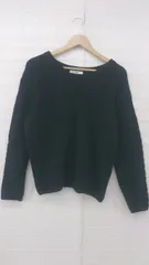 ◇ JOURNAL STANDARD relume ウール アルパカ混 Vネック 長袖 ニット セーター サイズF ブラック レディース P  【1307040001851】