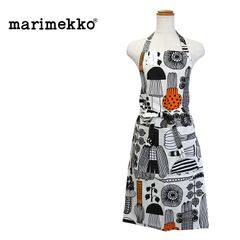 マリメッコ marimekko エプロン Puutarhurin Parhaat 074334 Apron プータルフリン パルハート エプロン 193 花柄 北欧