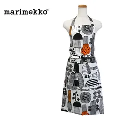 マリメッコ marimekko エプロン Puutarhurin Parhaat 074334 Apron プータルフリン パルハート エプロン 193 花柄 北欧のサムネイル