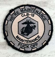 ◾️USMC◾️米軍 CLB-15 メンテナンス部隊 モラールパッチ ワッペン【AO-175】