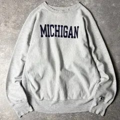 80s トリコタグ USA製 Champion 染み込み カレッジ プリント リバースウィーブ スウェット トレーナー XL / 80年代 アメリカ製 トリコ チャンピオン