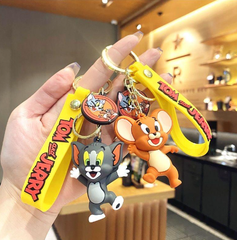 トムとジェリー tom&jerry グッズ　 2点セット キーホルダー ストラップ ぬいぐるみ
