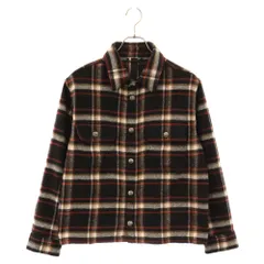CHROME HEARTS (クロムハーツ) WORK DOG ワークドッグ チェック柄ワークドッグシャツジャケット ブラウンのサムネイル