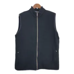 POLO GOLF ポロゴルフ ウール ベスト ラルフローレン ブラック (メンズ XL) 中古 古着 S0247