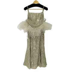 レジャ Leja チュールフリルボレロペイントマーメイドワンピースドレス レディース import：S 