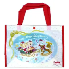 【中古】雑貨 ダッフィー＆シェリーメイ＆ジェラトーニ ショッピングバッグ 「ダッフィーのクリスマス2016」 東京ディズニーシー限定