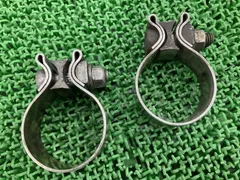 マフラークランプ ハーレー 純正 サイレンサーバンド 2個セット スポーツスター ソフテイル ツーリング ダイナ 【中古】 67のサムネイル