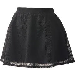 【新品】【LLサイズのみ】prince（プリンス）レディース テニス ストレッチ メッシュ スカートスカート 吸水速乾・UPF50＋・制電・トリプルドライハニカム メッシュ　 テニスウエアー スカート スコート　ブラック　WS5309-165