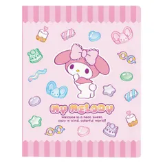 【メール便】マイメロディ バインダー B5 26穴バインダー マシュグミ サンリオ エムプラン 学校 オフィス 書類整理 キャラクター グッズ 