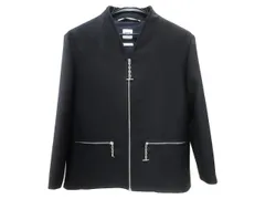 HERMES エルメス　ジップアップ　ブルゾン　パーカー　ブラック エルメス(HERMES)エルメス ジップアップ フーディ パーカー 衣料