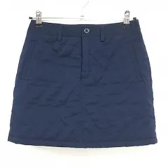 【超美品】アディダス 中綿スカート ネイビー 後ポケット総柄  レディース S/P ゴルフウェア adidas