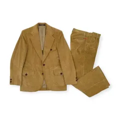80s 90s vintage McGREGOR マクレガー コーデュロイ セットアップ スーツ S/ベージュ/ニチメン/くるみボタン