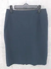 ◇ CdeC COUP DE CHANCE クードシャンス 膝丈 タイト スカート 36 ネイビー * 1002799086752