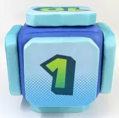 【中古】クッション・抱き枕・本体 2WAYサイコロクッション 「サントリー×スーパーマリオパーティジャンボリー」 おうちパーティアイテム当たる!! 当選品