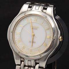 新電池】CITIZEN シチズン☆アバロン 腕時計 メンズ クオーツ コンビ 