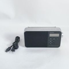 ソニー PLLシンセサイザーポータブルラジオ ICF-M780N : FM/AM/ワイドFM/ラジオNIKKEI対応 乾電池対応 ブラック ICF-M780N B