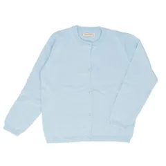 ☆ ライトブルー ☆ 100CM ☆ カーディガン 男女兼用 子供 春 秋 かわいい cadg212 カーディガン キッズ 薄手 羽織り 羽織 長袖 綿100％ 普段着 Uネック 無地 子供服 子供 こども 子ども 女の子 男の子 男女兼用 シンプル