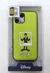 【中古】携帯ジャケット・カバー グーフィー Latootoo カード収納型 ミラー付きiPhoneケース(iPhone 12/12 Pro専用) 「ディズニー」