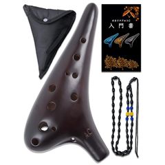 未使用 TNG オカリナ アルトC管 AC管 陶器 特別モデル 宗次郎 ブラウン