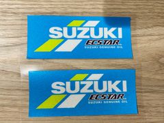 ★アウトレット★新品 MotoGP SUZUKI ECSTAR 反射 ステッカー 12 cm レーシング スポーツ デカール シール