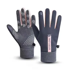 【数量限定】タッチパネル対応 サイクリンググローブ 手袋 滑り止め加工 手袋 手袋 防寒 アウトドアグローブ登山 防寒グローブ サイクルグローブ 裏起毛 グローブ 自転車 防風 防水 レディース