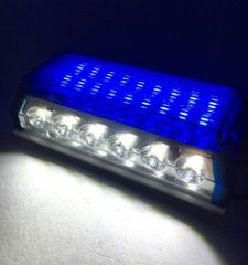 Color:アンバー,ブルー,レッド 24V トラック 用 角型 24 LED サイド マーカー ランプ アンダー ダウン ライト 付き 10個 セット ホワイト ブルー アンバー グリーン レッド レインボー カスタム パーツ トレーラー デコトラ 等 (ブ