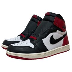 定価26,950円 黒タグ付 NIKE AIR JORDAN 1 RETRO HIGH OG Black Toe Reimagined DZ5485-106 27.0cm ナイキ エアー ジョーダン ブラックトゥ リイマジンド 27cm US9 つま黒 ツマ黒