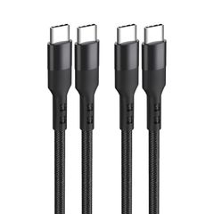 【迅速発送】USB Type C ケーブル 0.5m【2本セット】 Suptopwxm 【PD対応 60W/3A 急速充電 】 USB C to C ケーブル 高耐久ナイロン編み 50m短い Type C to Type C ケーブル スマートフォン・タブレッ