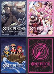 【12セット入り】【4種セット】one piece カードゲーム オフィシャルカードスリーブ6 1ボックス