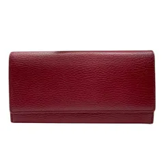 バーバリー ノバチェック がま口 長財布 財布 二つ折り財布 折り財布 ロングウォレット レザー レッド ロゴ BURBERRY