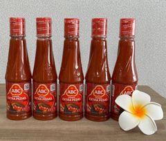 ABC サンバル EXTRA PEDAS 135ml 5本➕２本おまけ
