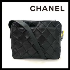 【CHANEL】ビコローレ ワンショルダーバッグ レザー ブラック/黒 シルバー金具 シャネル (SER-3774)
