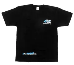 【中古】Tシャツ 水色 ver. 4th Anniversary Fes. Tシャツ ブラック XLサイズ 「アークナイツ 4th Anniversary Fes. For you」