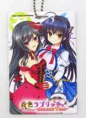【中古】財布・パスケース [単品] マリア・ビショップ＆城ヶ崎絢華 特製パスケース 「PS4/Switchソフト 金色ラブリッチェ-Golden Time- 完全生産限定版」 同梱特典