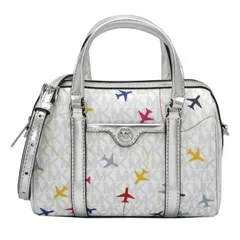 マイケルコース ハンドバッグ トラベル プリント ミニ ボストン 2WAY 斜めがけ 35R5STFC1V OPTIC WHITE アウトレット レディース