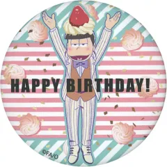 【中古】バッジ・ピンズ(キャラクター) 一松(全身) 「おそ松さん 6つ子バースデー’18 トレーディング缶バッジ」