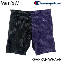 【USED／メンズM】CHAMPION REVERSE WEAVE バイカラー マイクロドット