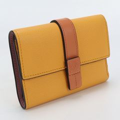 LOEWE ロエベ バーティカル ウォレット スモール Ｃ660Ｓ86X04 三折財布小銭入付き【中古】 レディース